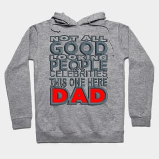 Good Looking Dad (Red-Grey) Hoodie